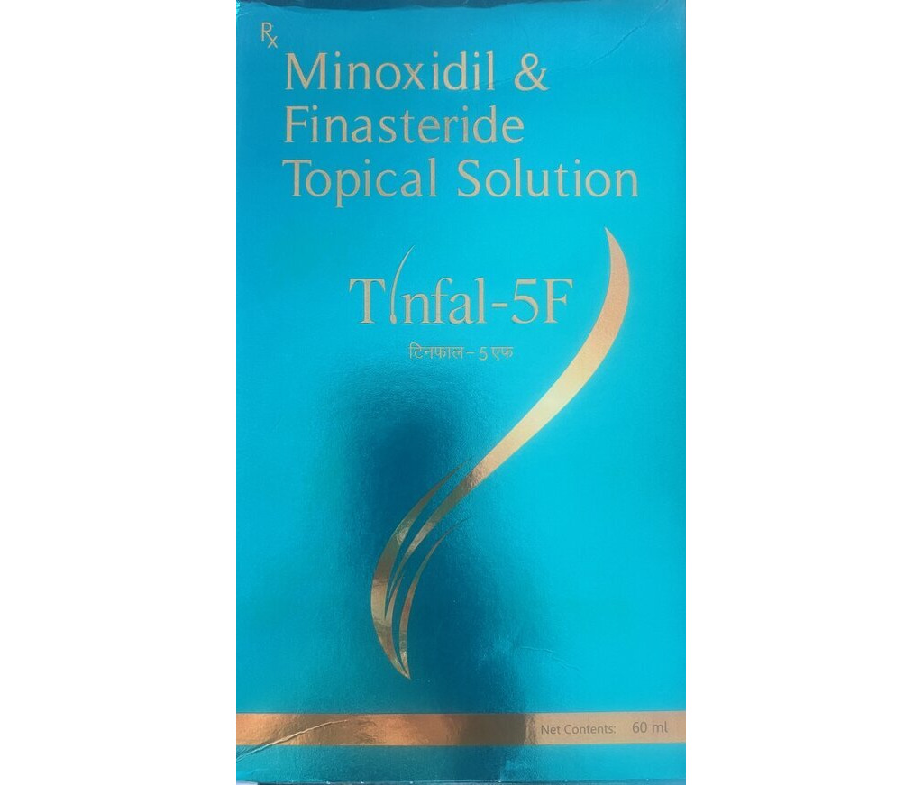 Buy Tinfal 5F Solution Online - Advanced hair loss treatment for men & Women.