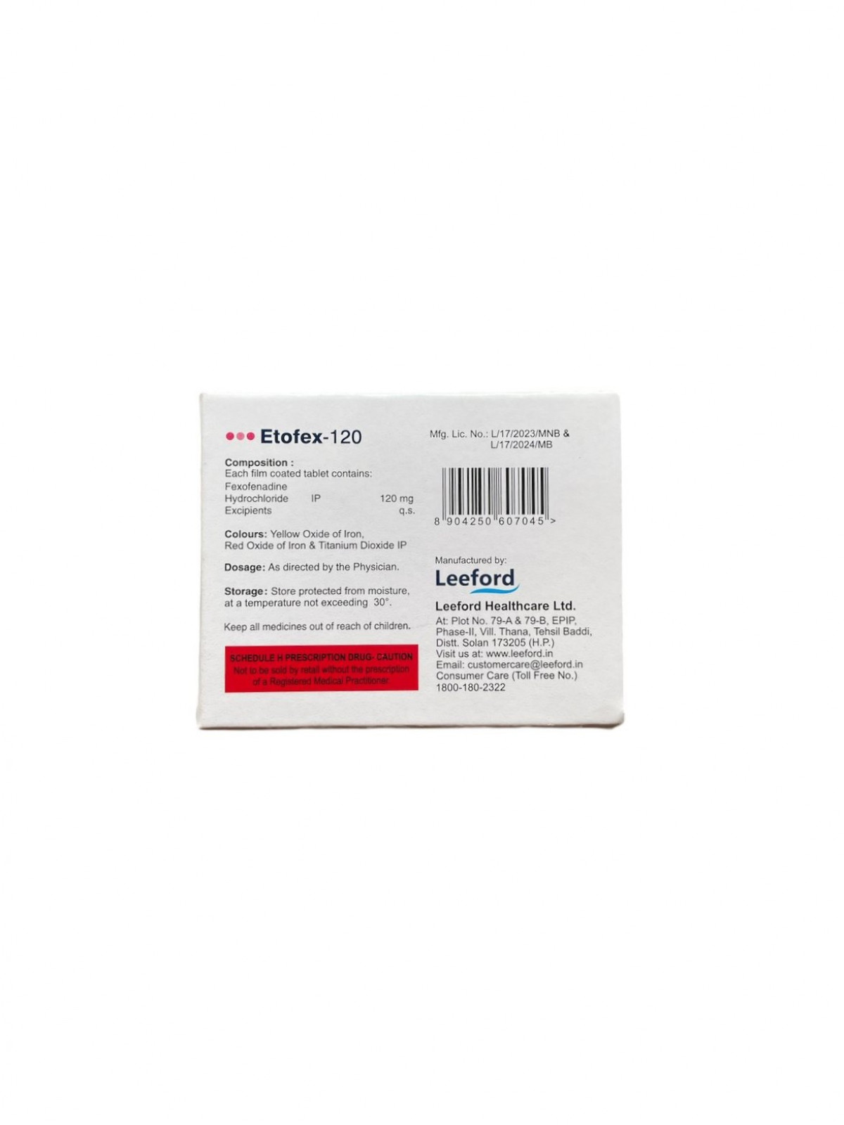 Order Etofex 120 tablet online - Fast & Secure Delivery