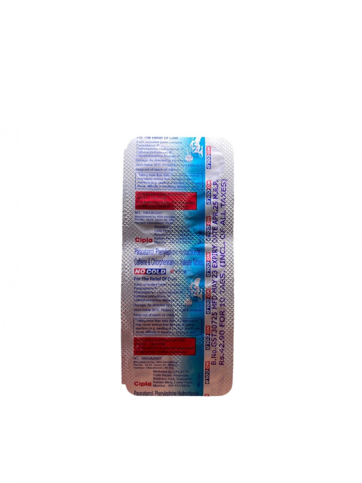 Buy Nocold Tablets online - Relieve cold, flu, and allergy symptoms.