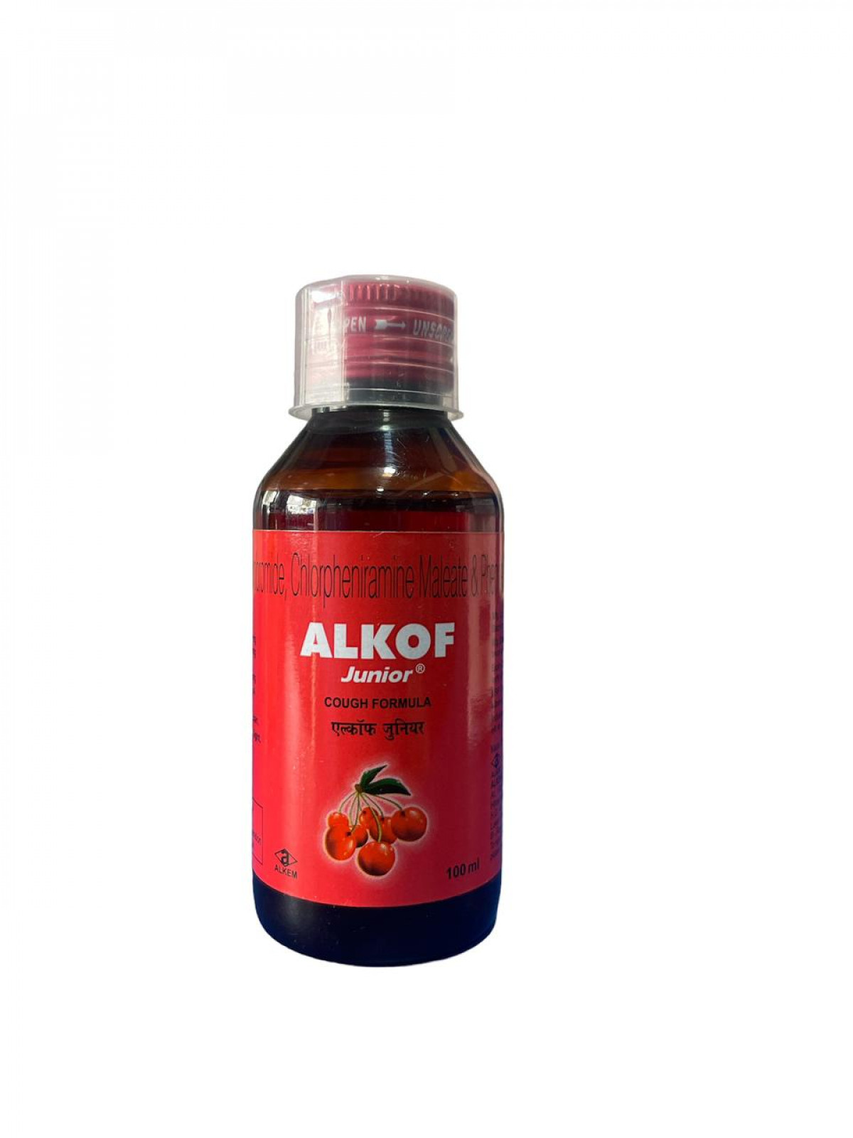 Buy Alkof Junior 100ml syrup  online -cough and cold relief formula