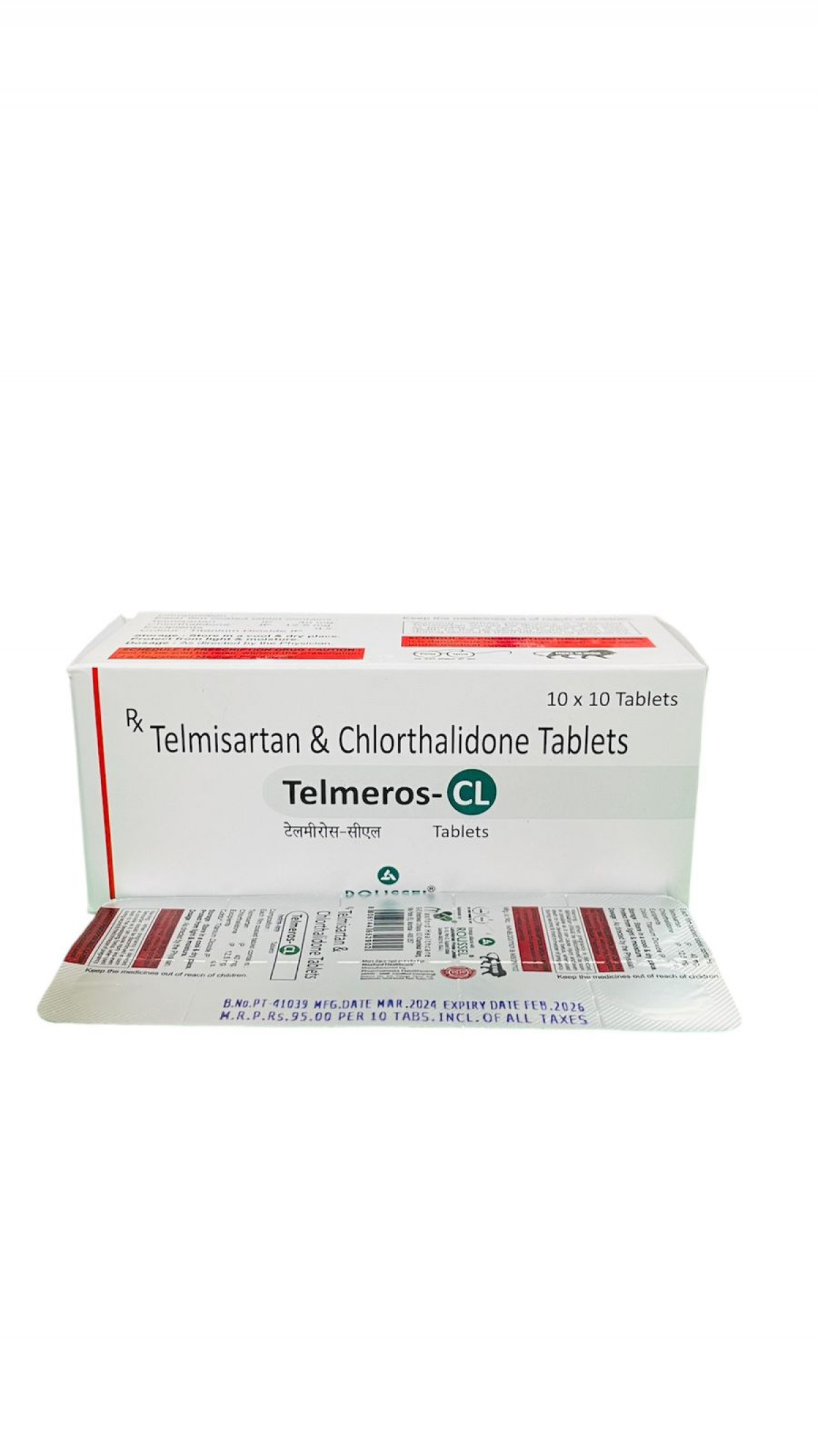 Buy Telmeros CL Tablet online - for effective hypertension treatment