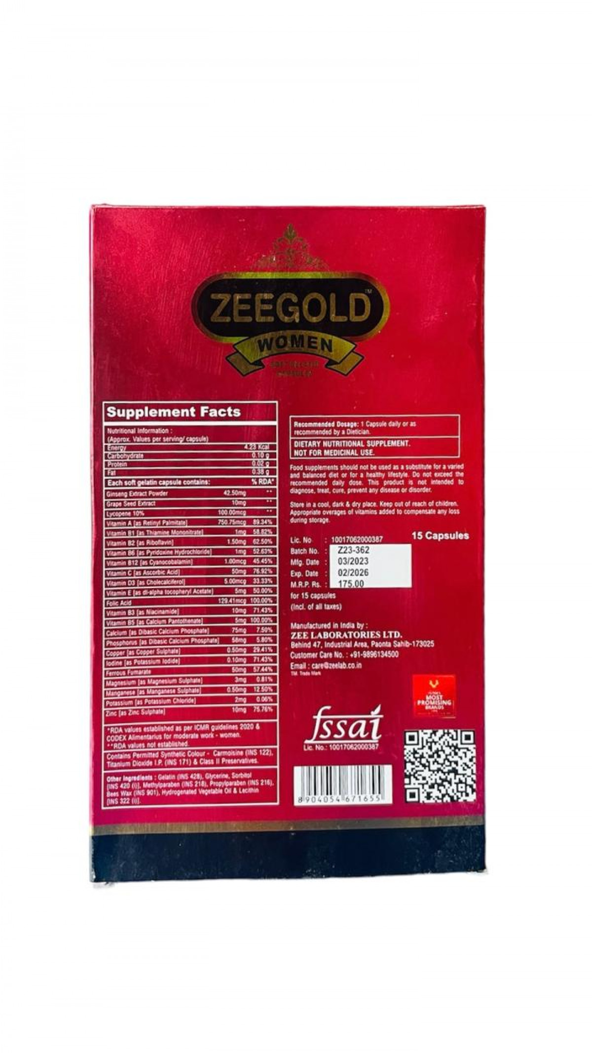 Order 	Zeegold Women Capsules - Fast & secure delivery