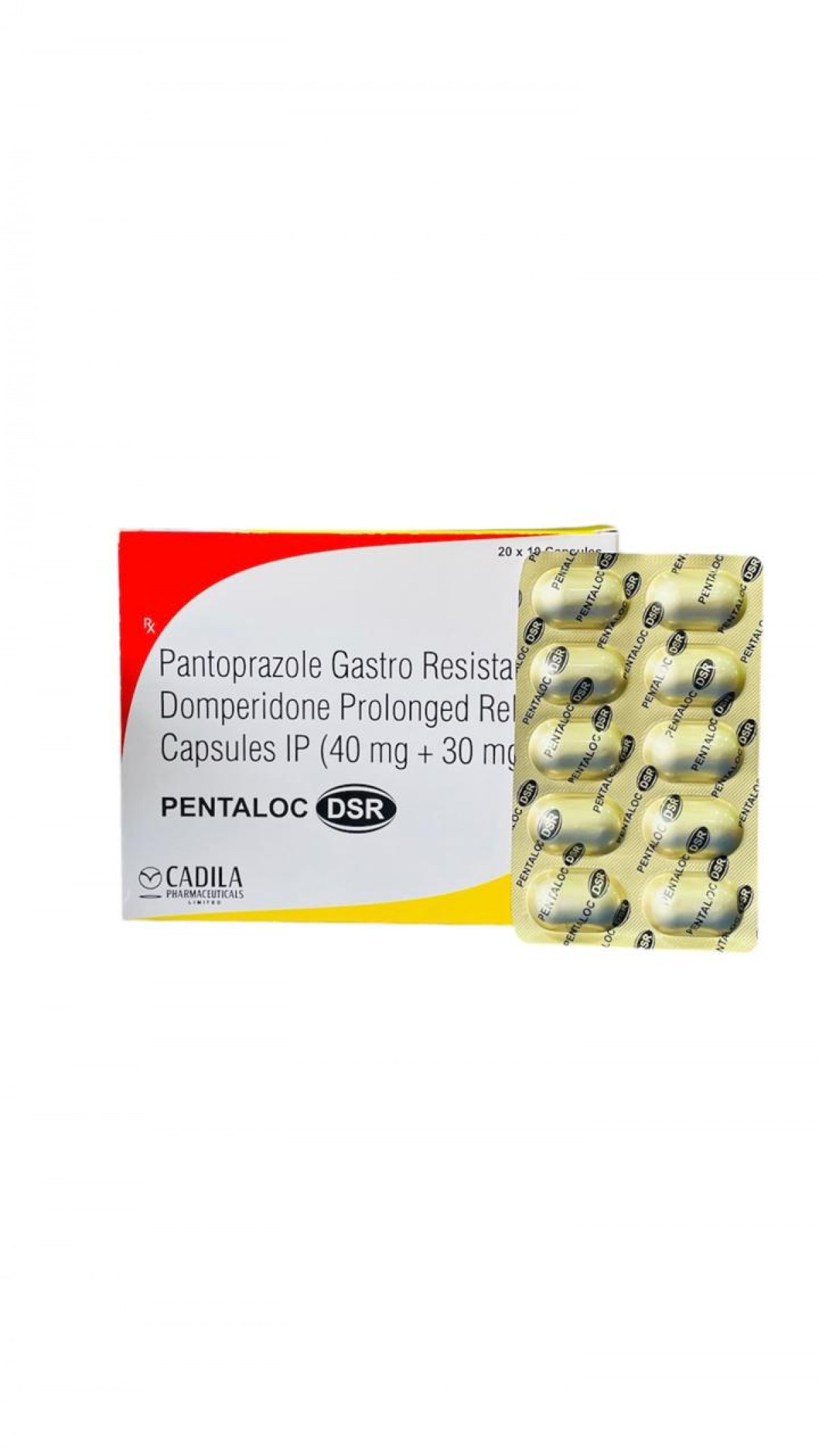 Buy PENTALOC DSR CAP  online -  for acid reflux, GERD, and nausea relief