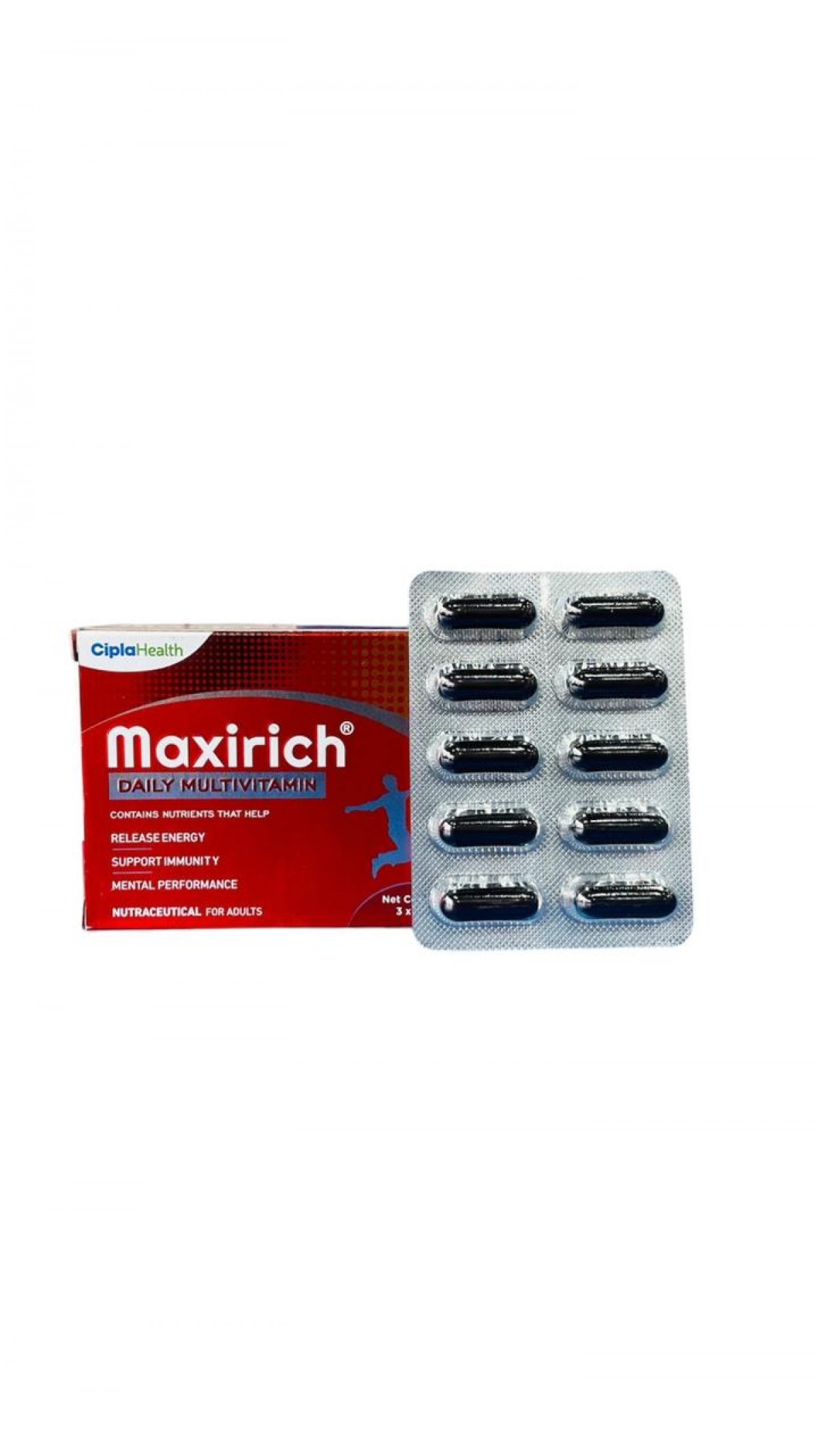 Buy Moxirich Capsule online - Support overall health, immunity, energy, with this comprehensive multivitamin and mineral supplement