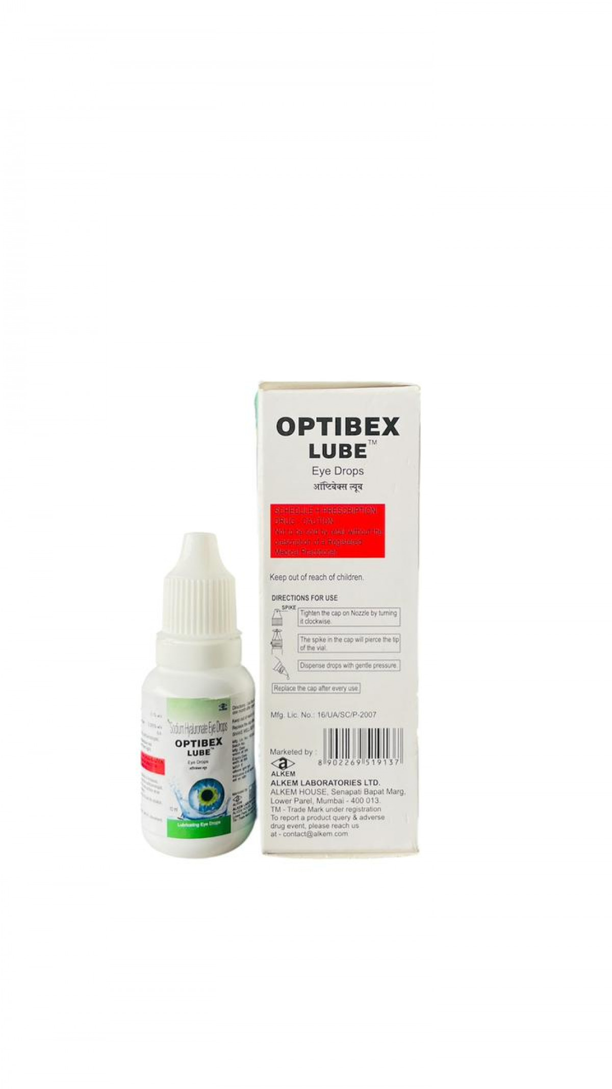 Order Optibex lube eye drop - Fast & secure delivery