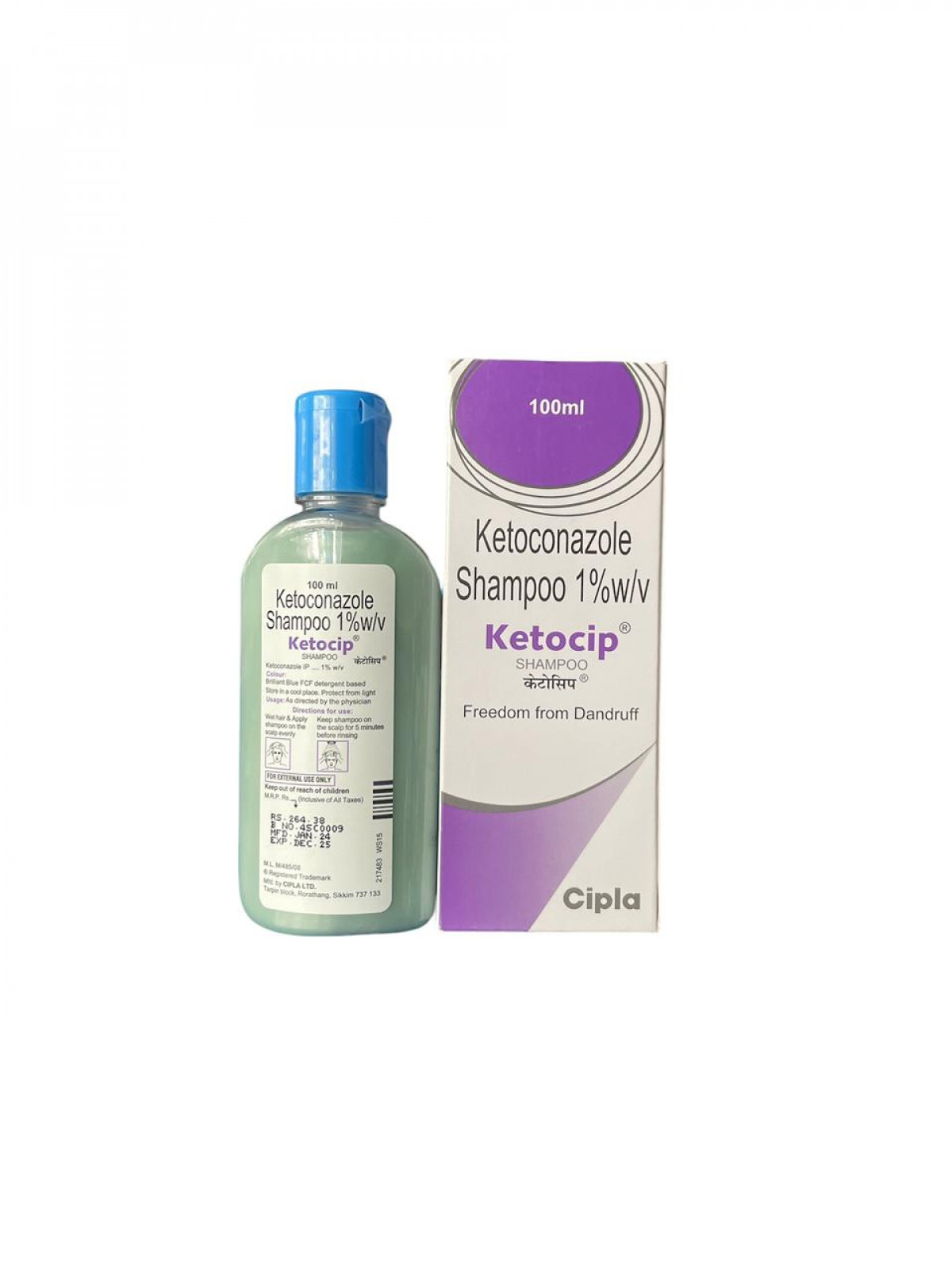 Buy Ketocip 1% Shampoo online - Dandruff and fungal scalp infections