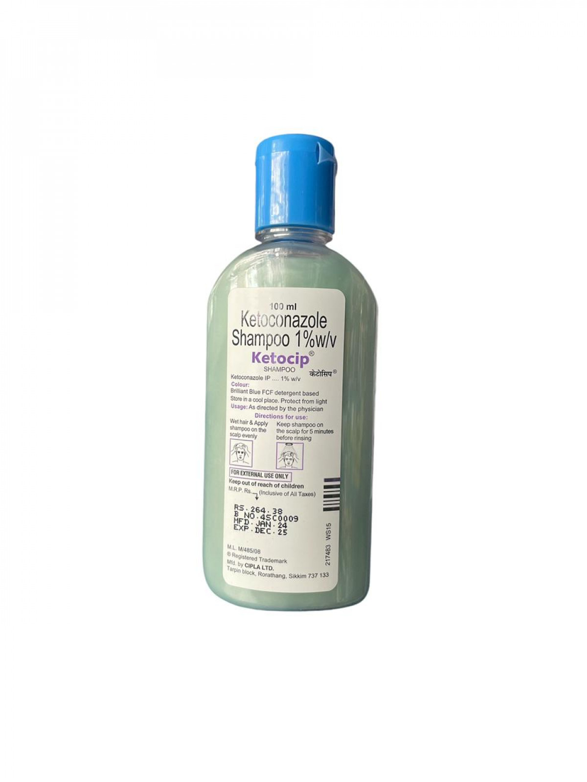 Order Ketocip 1% Shampoo online - Fast & Secure Delivery