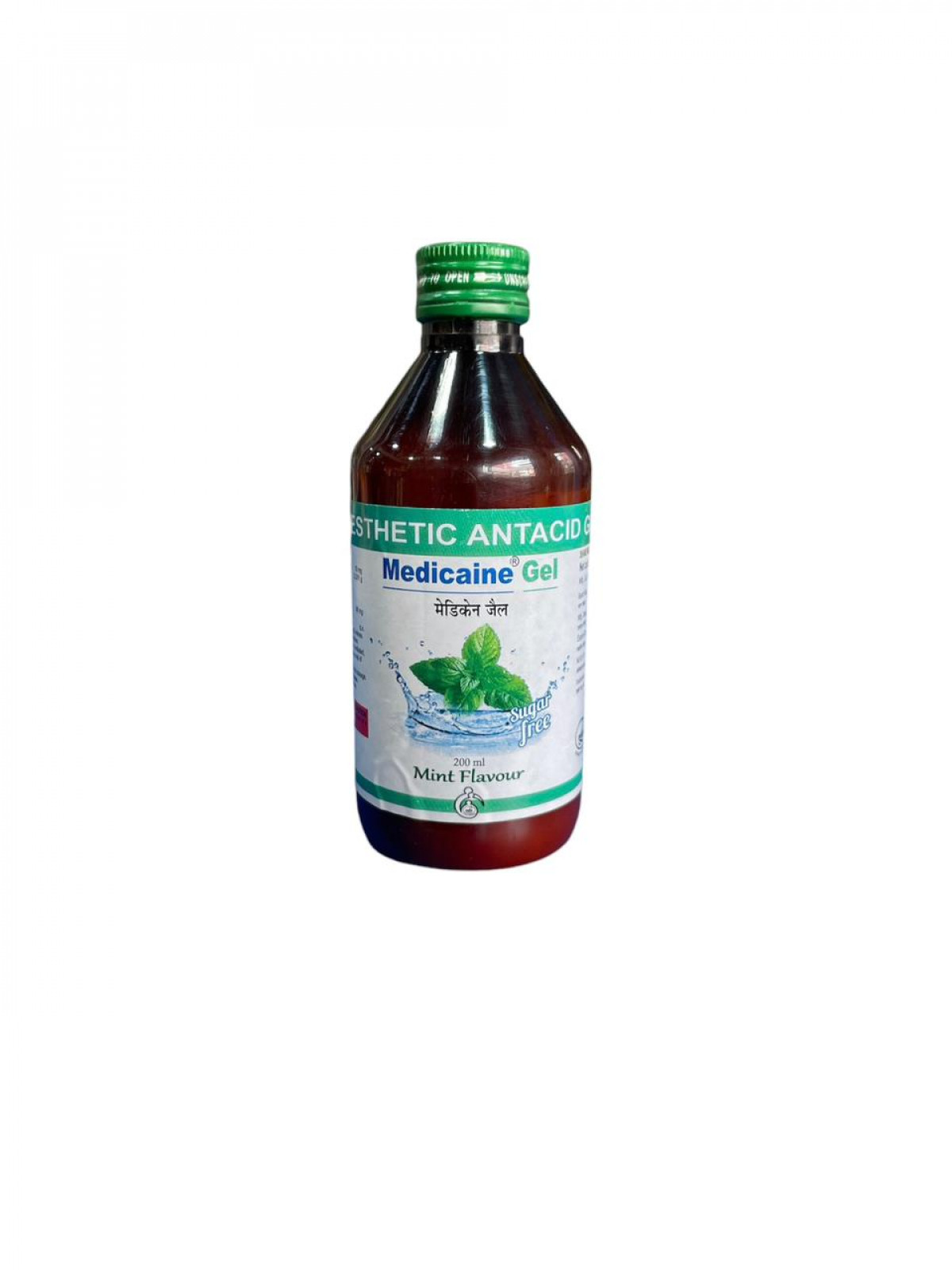 Buy Medicaine gel mint sugar free syrup 200ml  online -  fast and effective relief from acidity, heartburn, and stomach pain