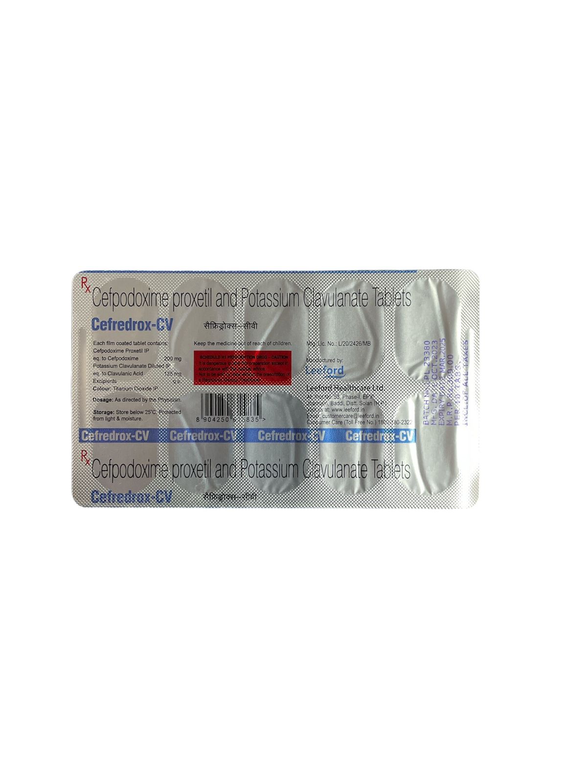 Order Cefrefrox-CV tablet online - Fast & Secure Delivery