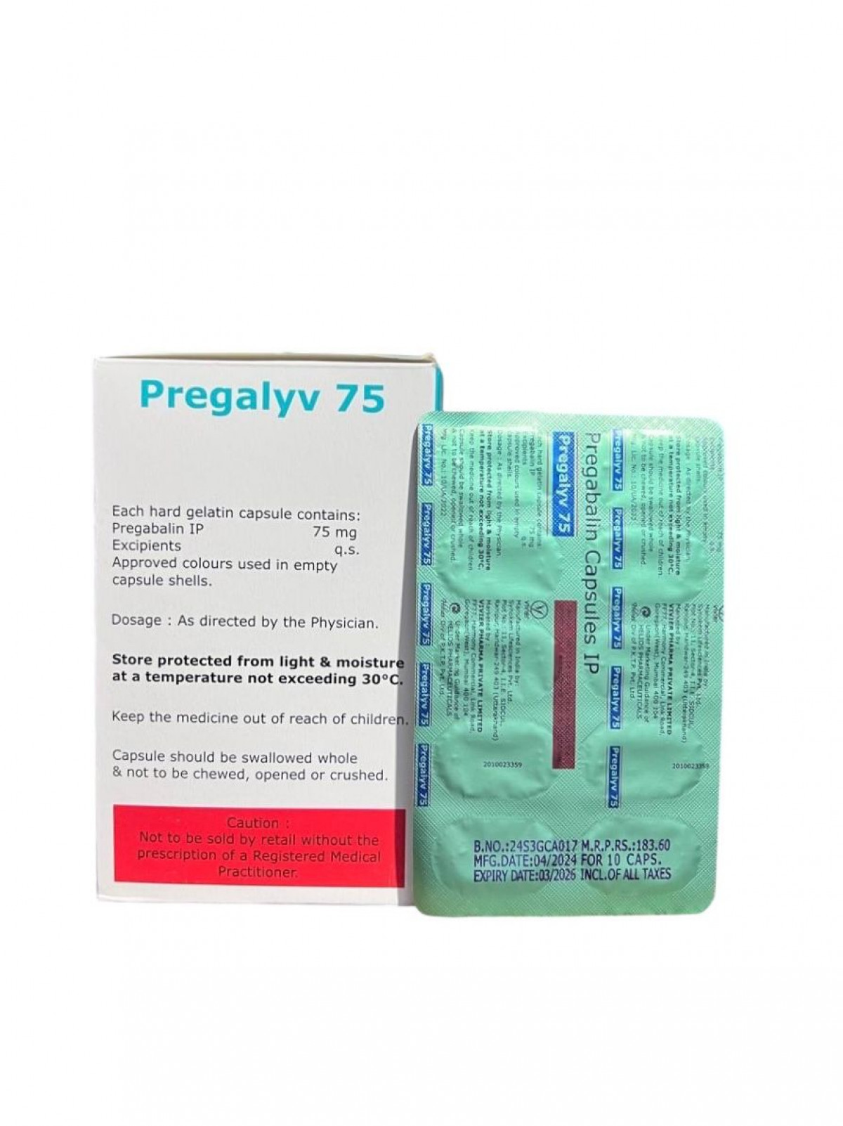 Order Pregalyv 75 tablet - Fast & secure delivery