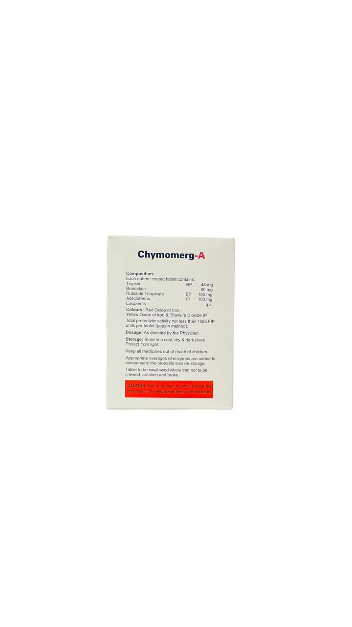 Order Chymomerg-A tablet online - Fats & Secure Delivery