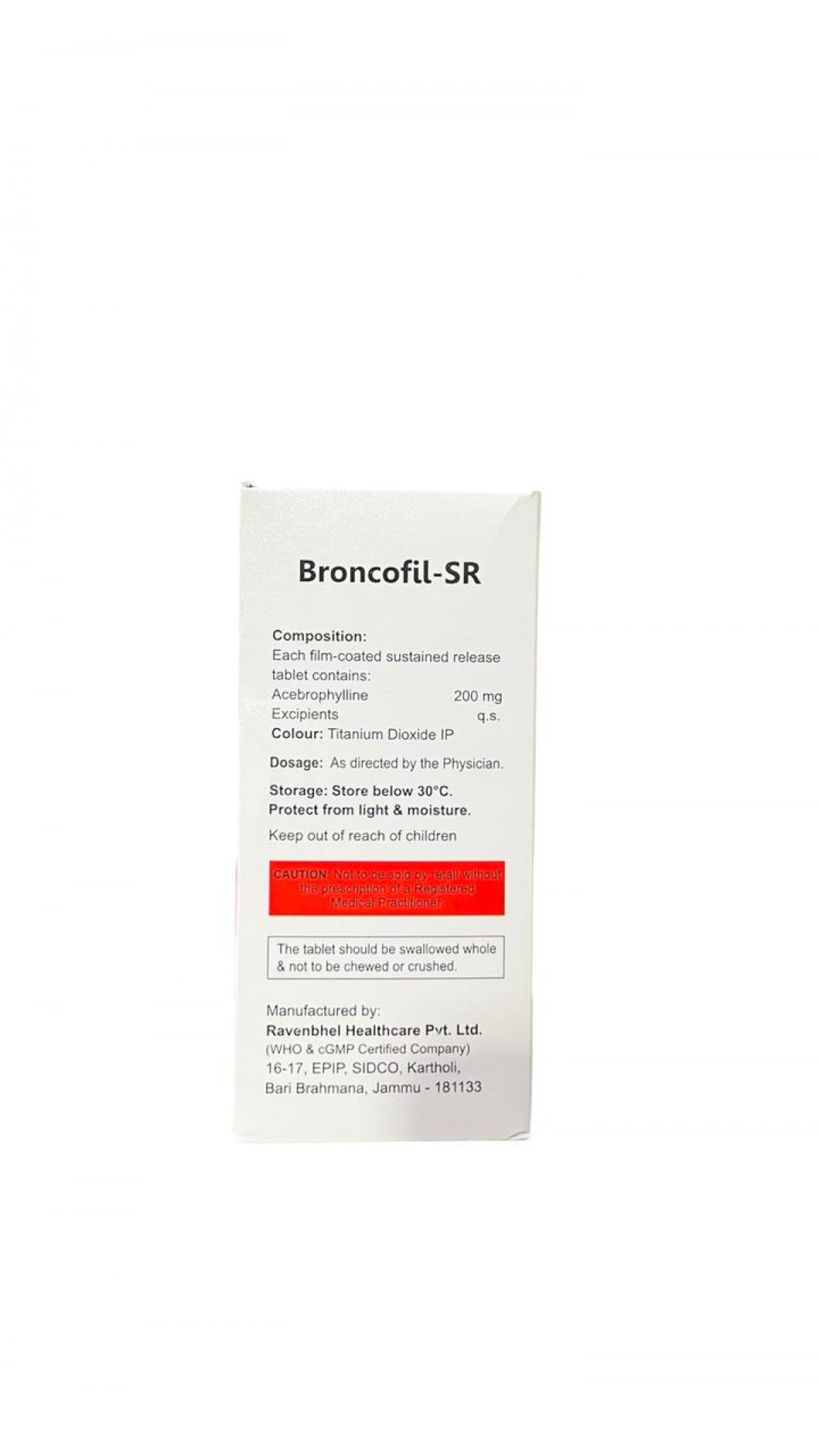 Buy Broncofil-SR Tablet online - Fast & Secure Delivery