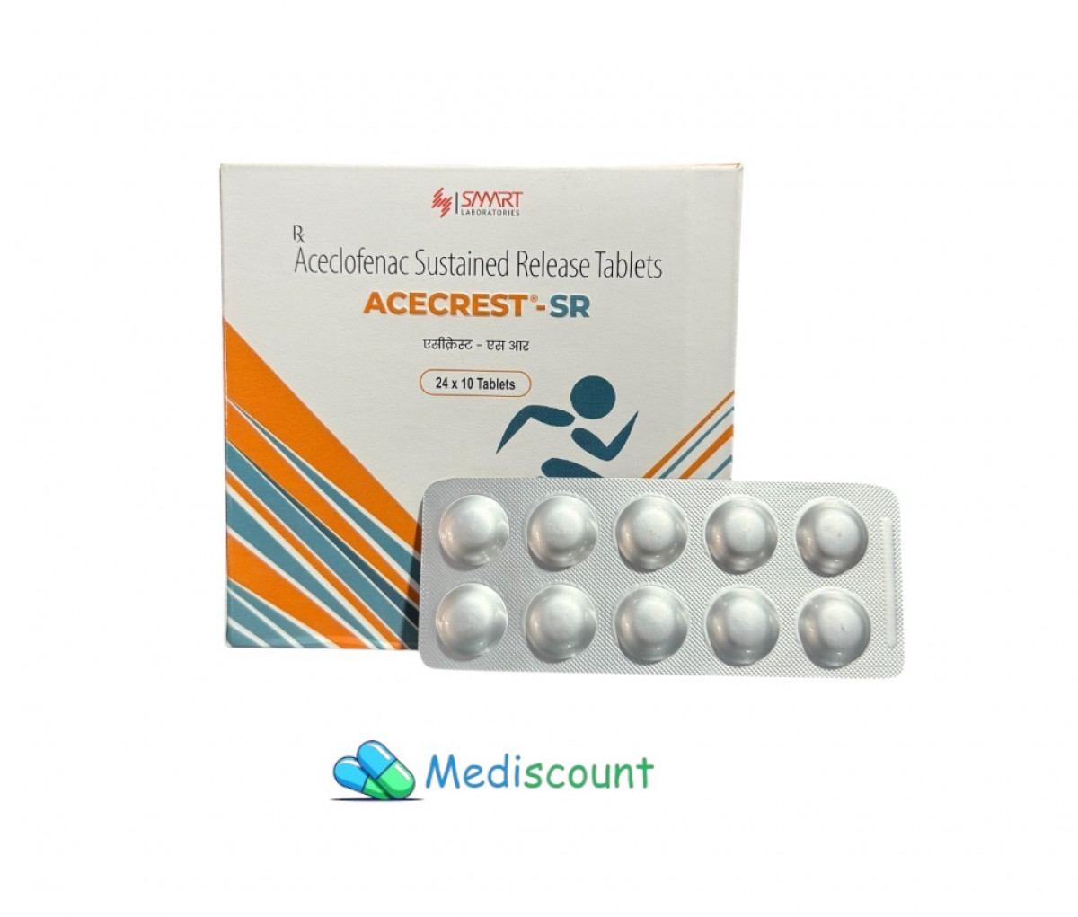 Buy Acecrest SR tablets online - effective pain relief for arthritis and inflammation