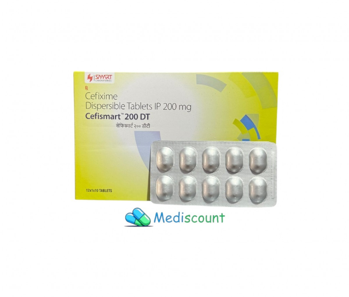 Buy Cefismart 200 DT tablet online -  effective antibiotic for bacterial infections.