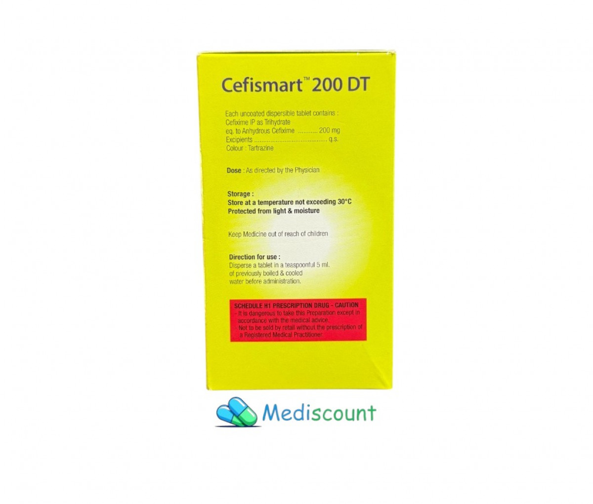 Order Cefismart 200 DT Tablet - Fast & Secure delivery