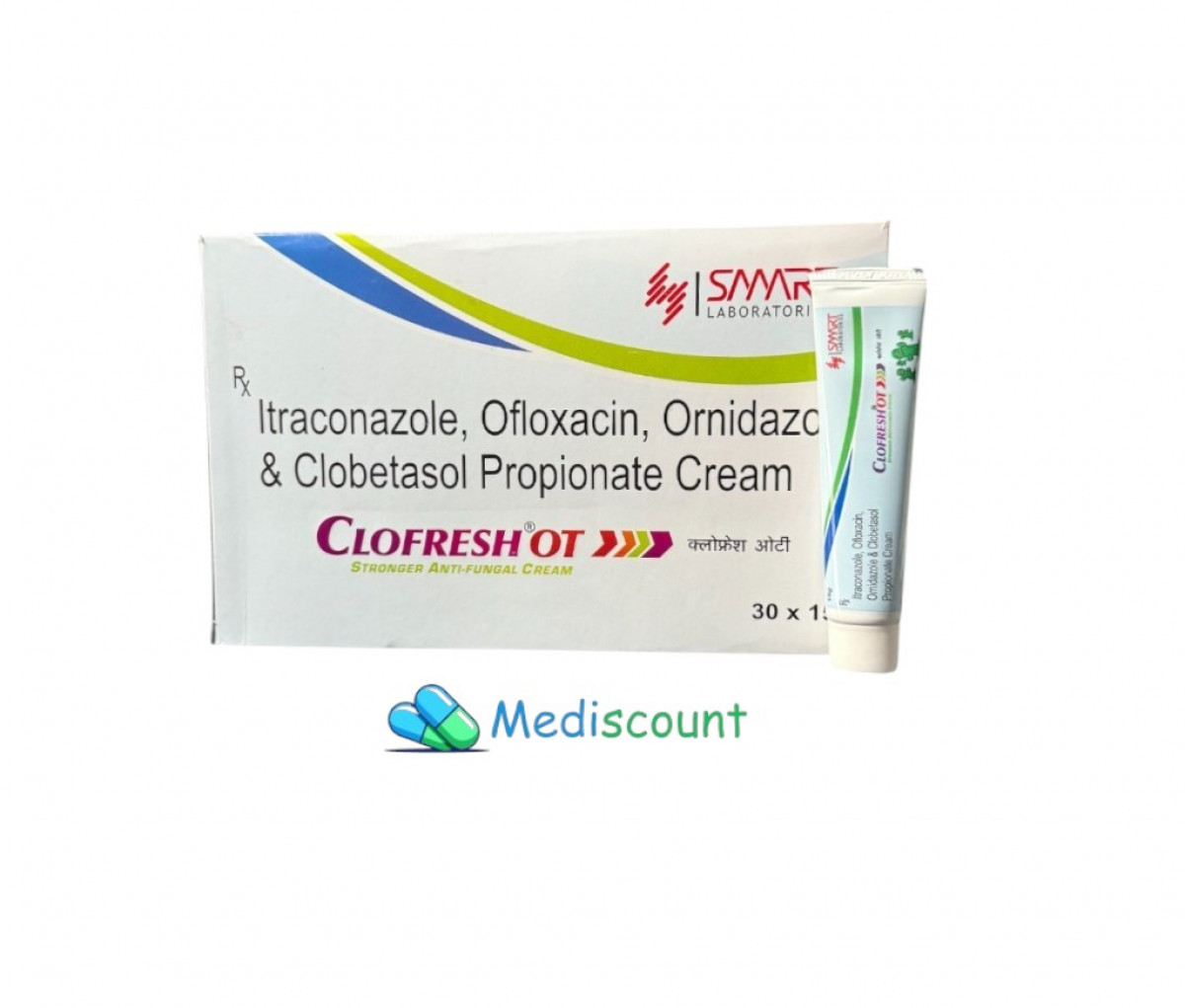 Buy Clofresh OT Cream online -  Antibacterial, and anti-inflammatory treatment for skin infections