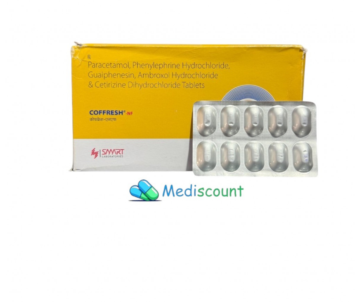 Buy Coffresh NF Tablet online - effective relief for cold, cough, congestion & allergies.