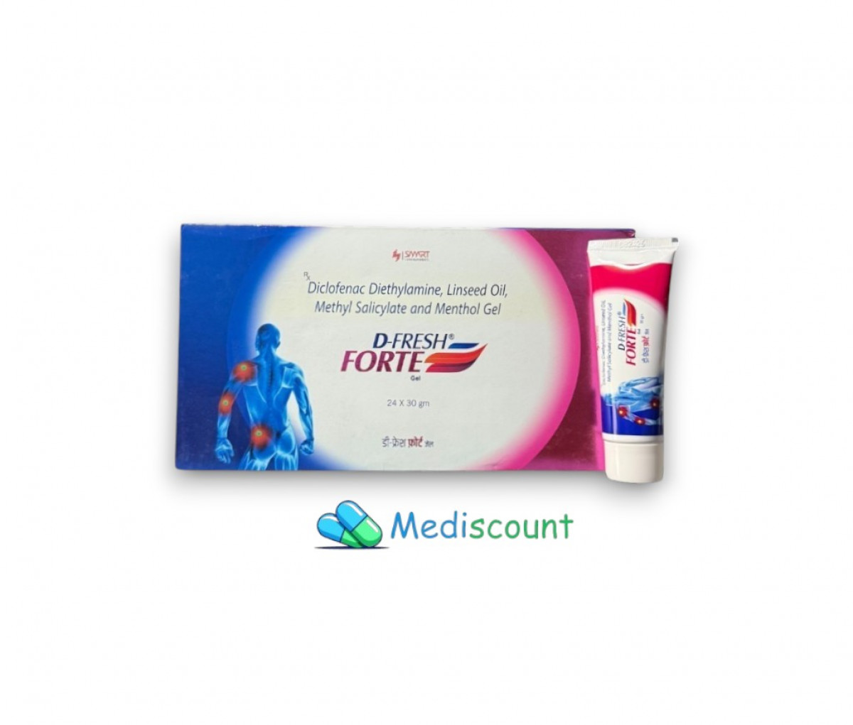 Buy D Fresh Forte Gel online -  pain relief for muscle and joint discomfort