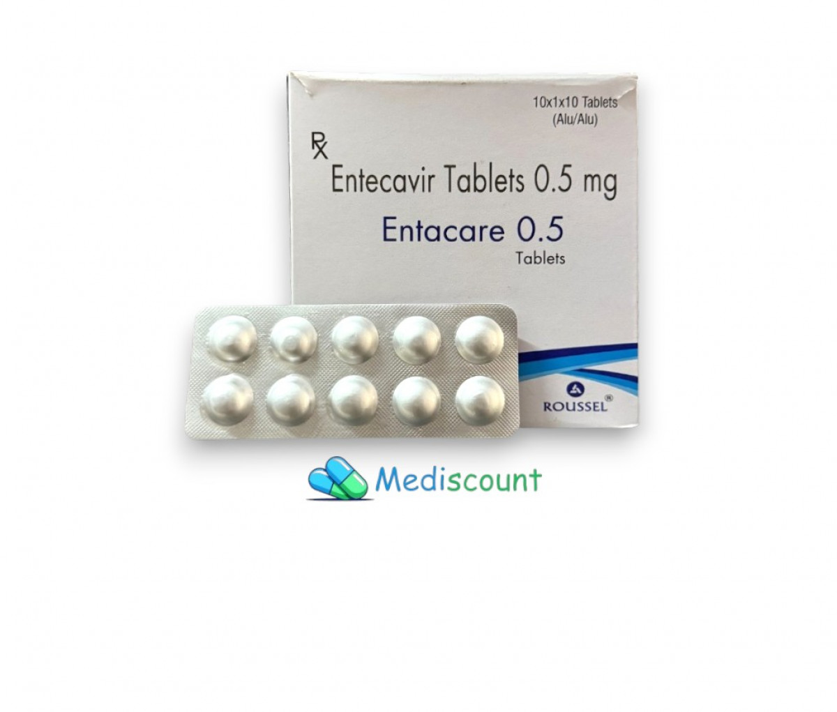 Buy Entacare 0.5mg Tablet online - effective antiviral treatment for chronic hepatitis B infection