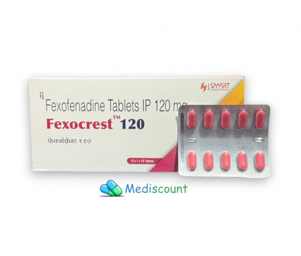 Buy Fexocrest tablet online -  effective allergy relief for sneezing, runny nose, and itching.