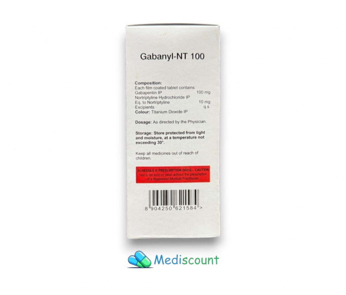 Order Gabanyl NT 100 tablet online - Fast & Secure Delivery
