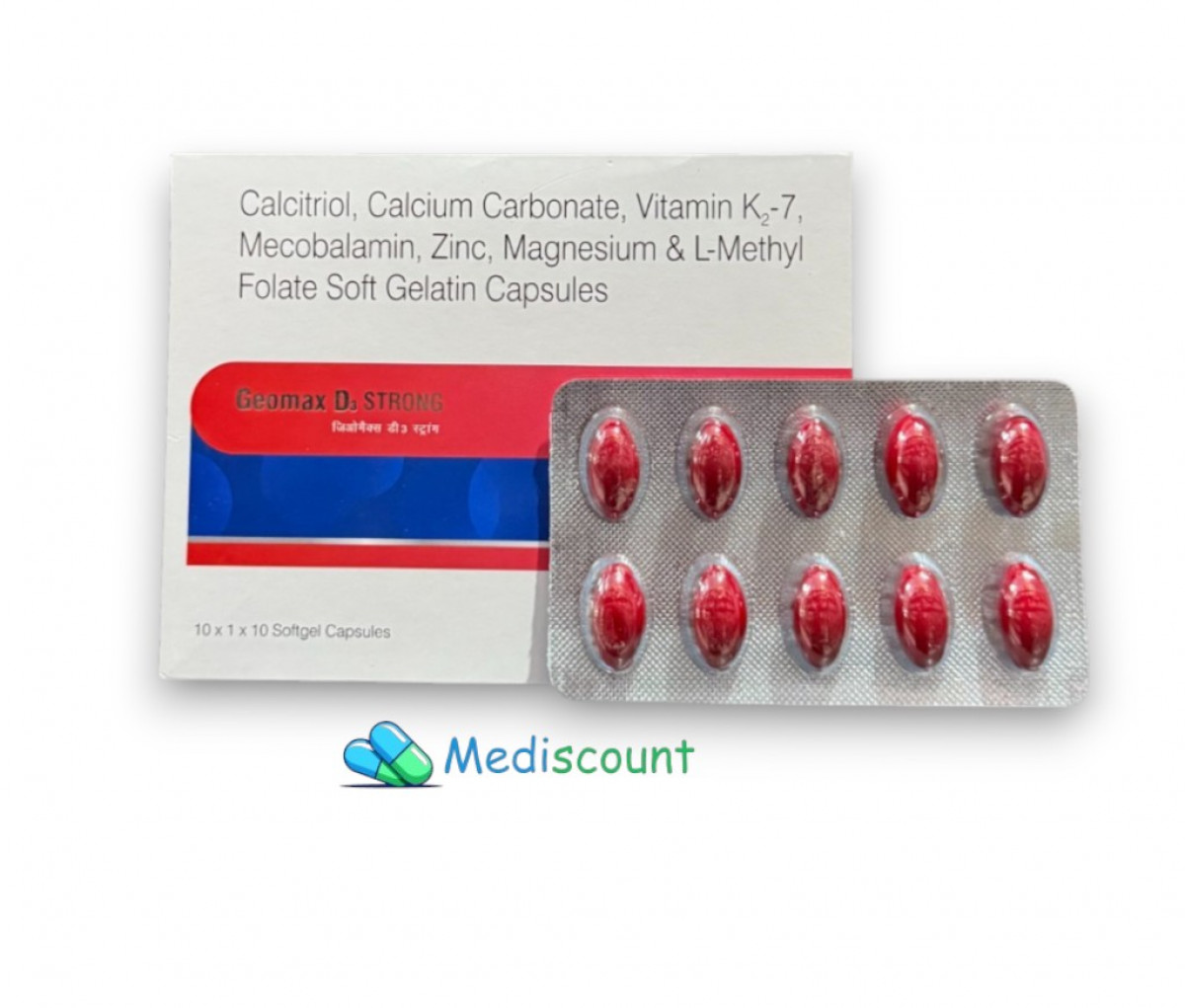 Buy Geomax D3 Strong Tablet online - Genuine medicines