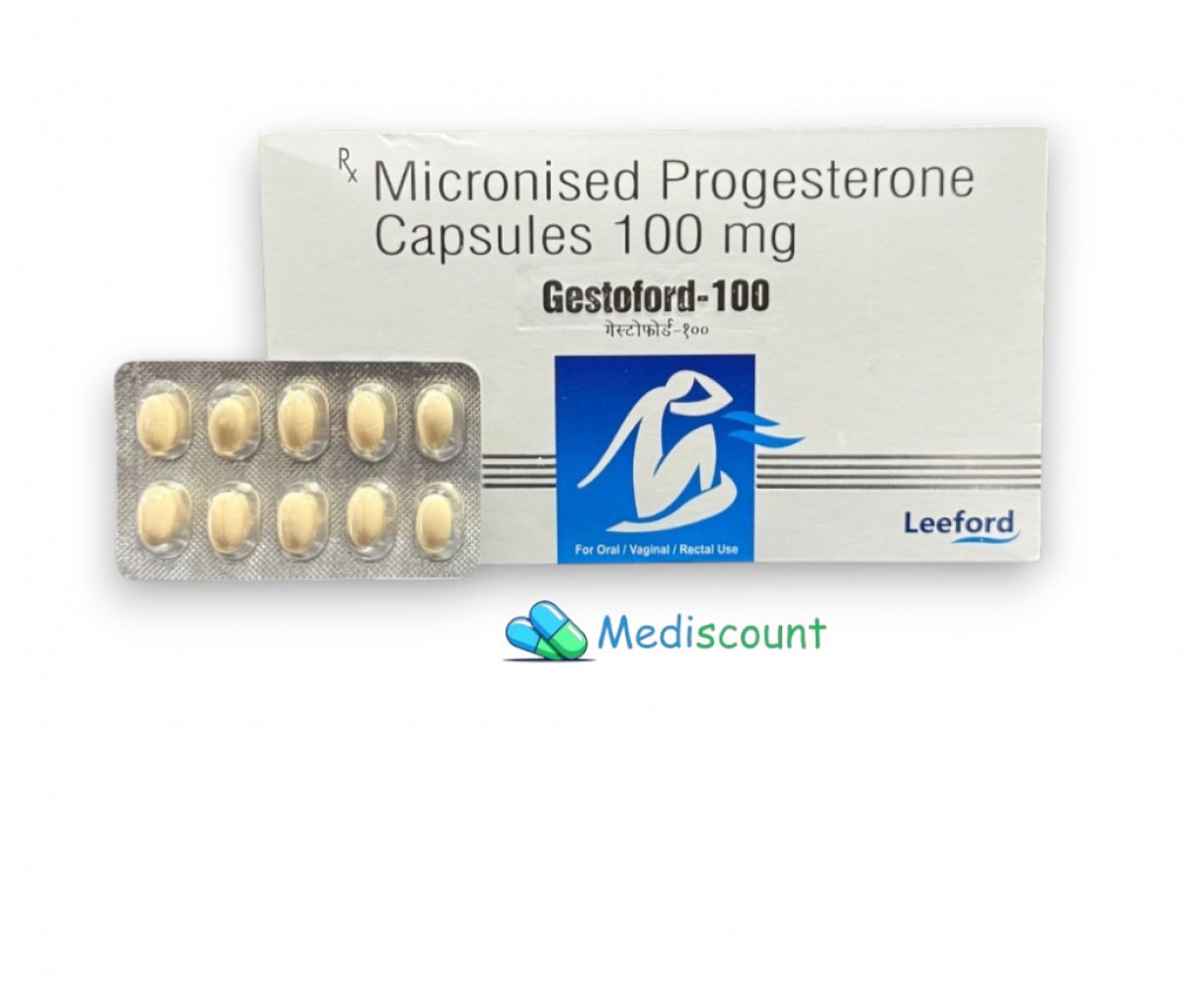 Buy Gestoford 100 Capsule online - hormonal imbalances and supporting pregnancy