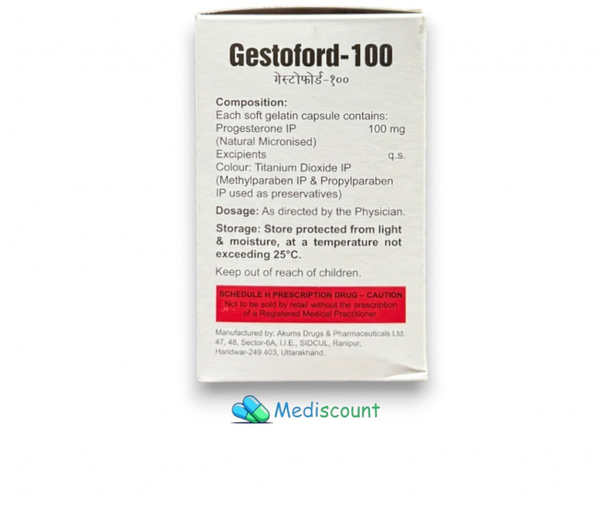 Order Gestoford 100 capsule online - Fast & Secure Delivery