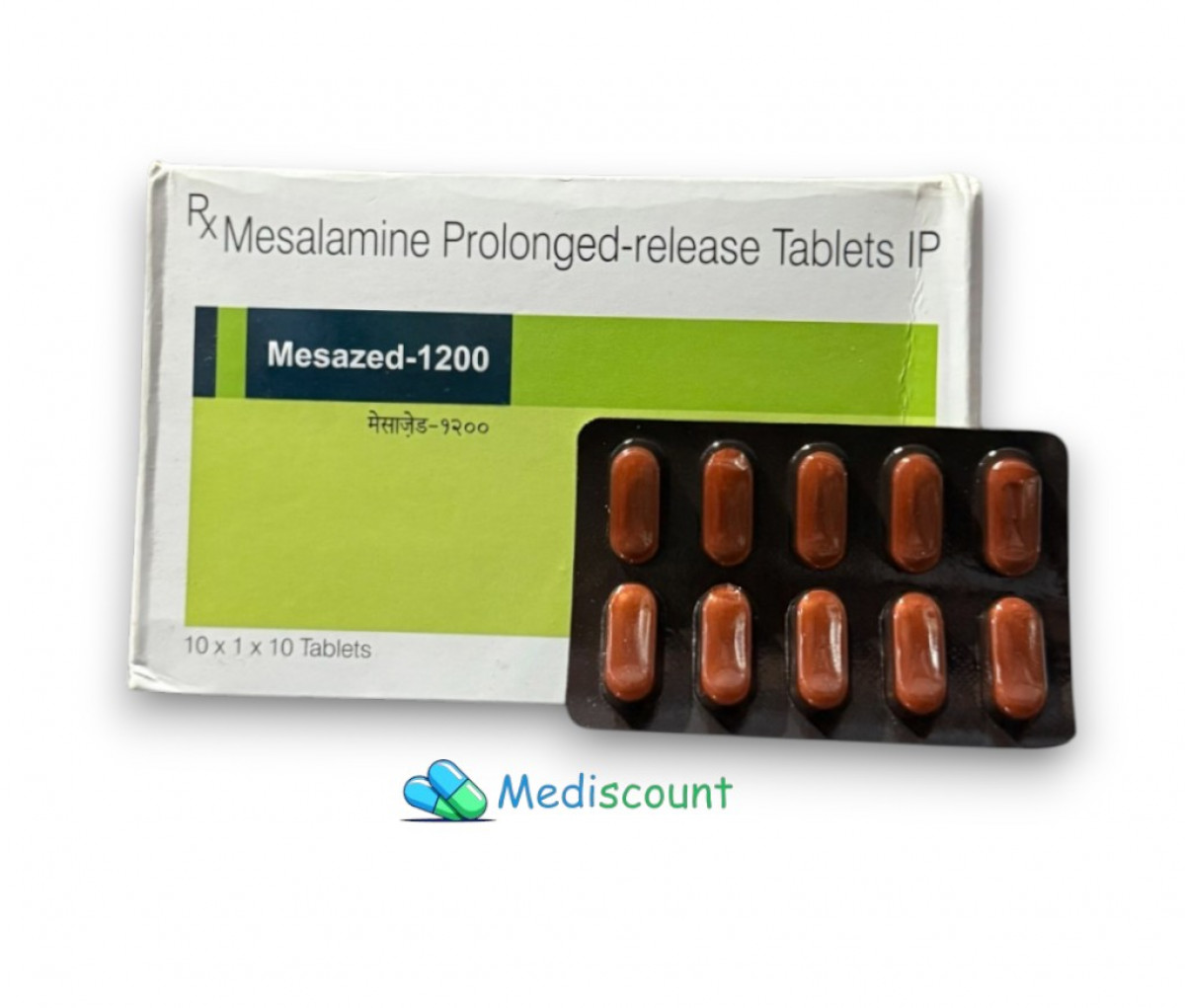Buy Mesazed-1200 Tablets online -Treatment of inflammatory bowel.