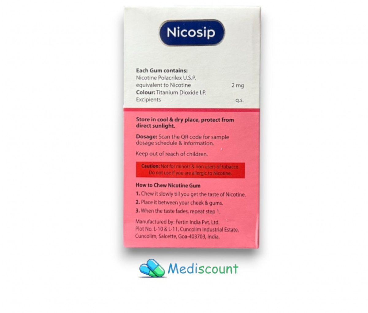 Order Nicosip 2mg Chewable Tablet online - Fast & Secure Delivery