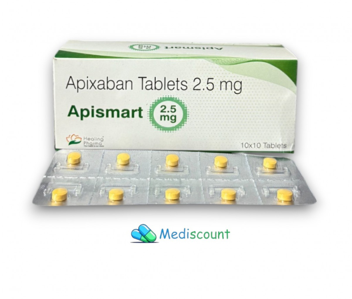 Buy  Apismart 2.5 tablets  online -  for reliable anticoagulant therapy