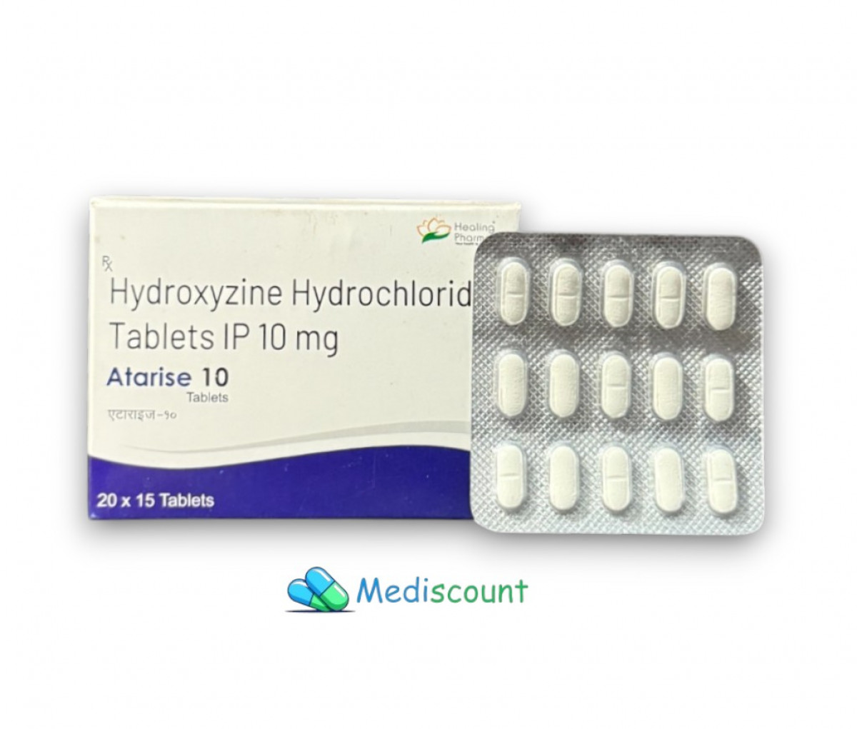 Buy Atarise 10 Tablet online - For fast relief from anxiety and allergies