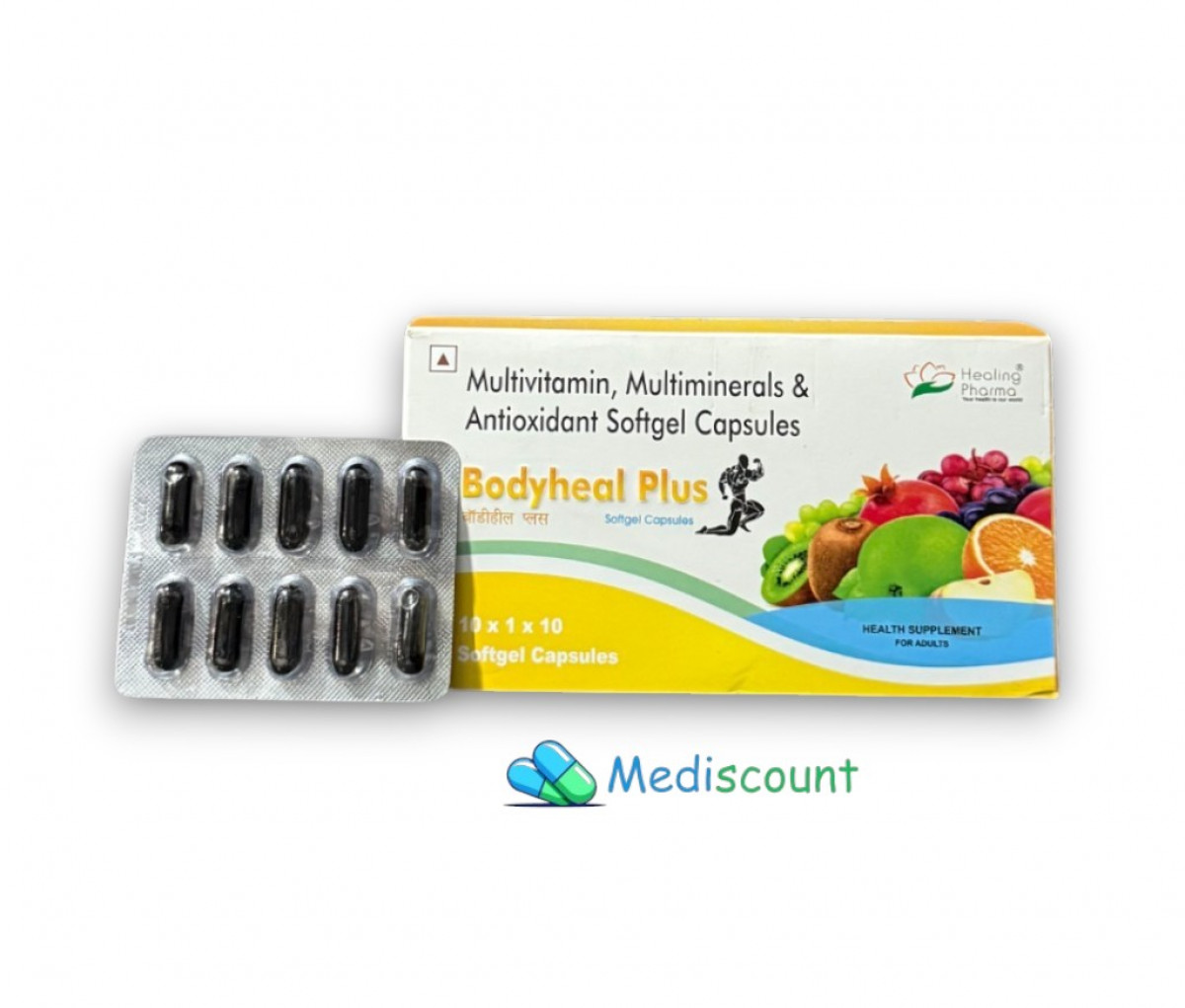 Buy Bodyheal Plus Softgel Capsules online - Support daily energy, immunity, and overall wellness with essential nutrient-rich supplements