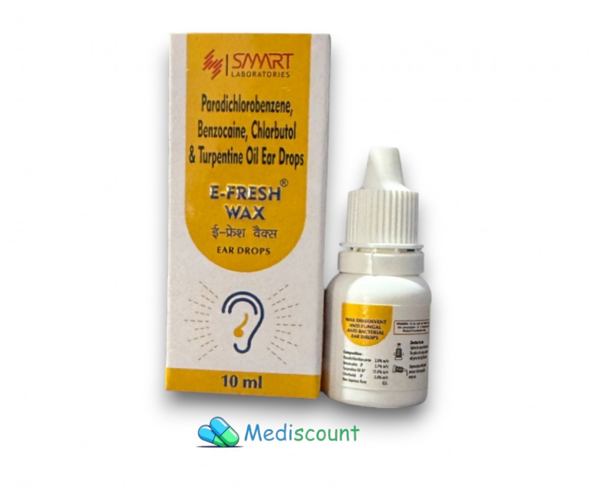 Buy E fresh wax drops online - Effective relief for ear pain and wax removal