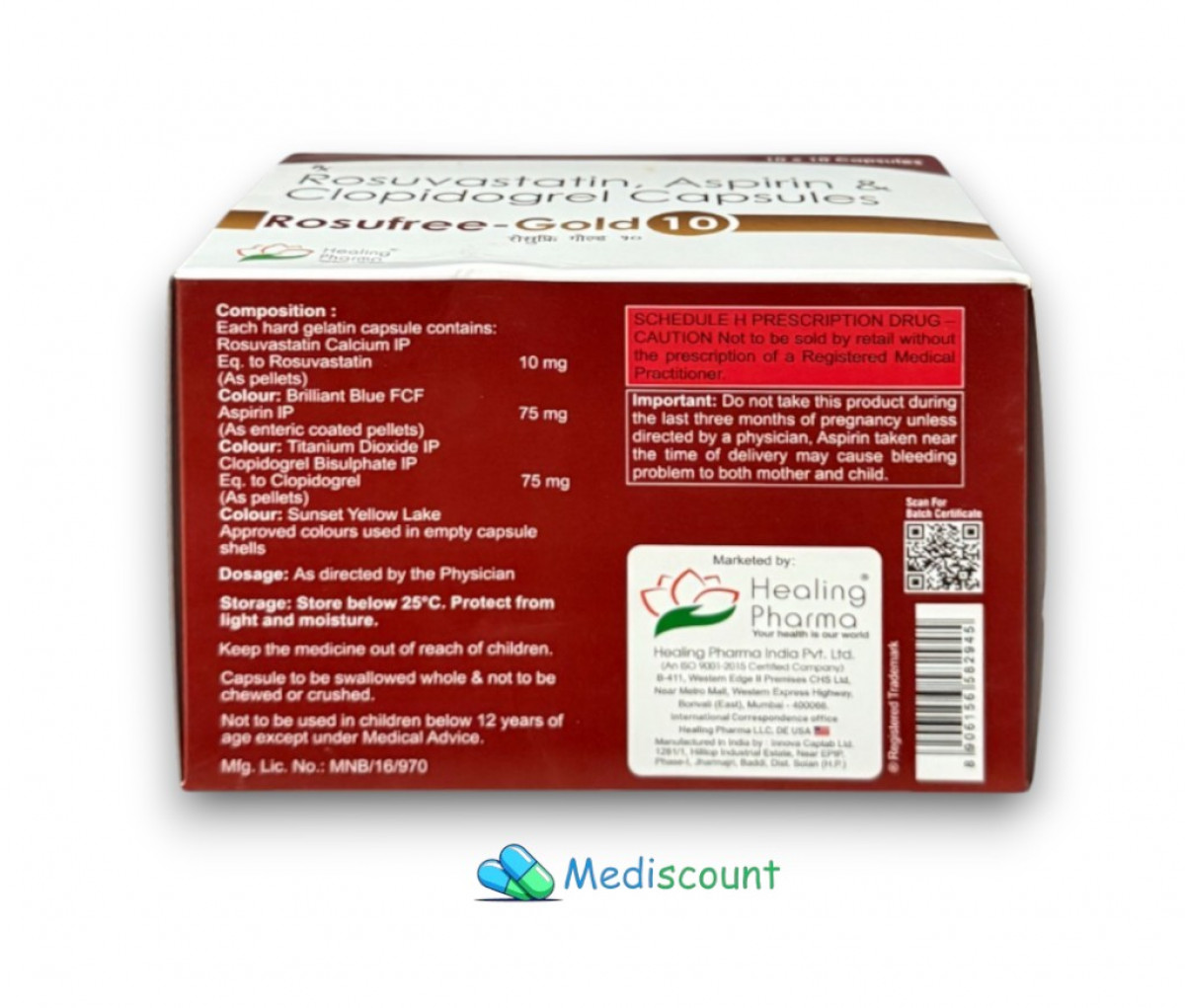 Order Rosufree Gold caps - Fast & secure delivery