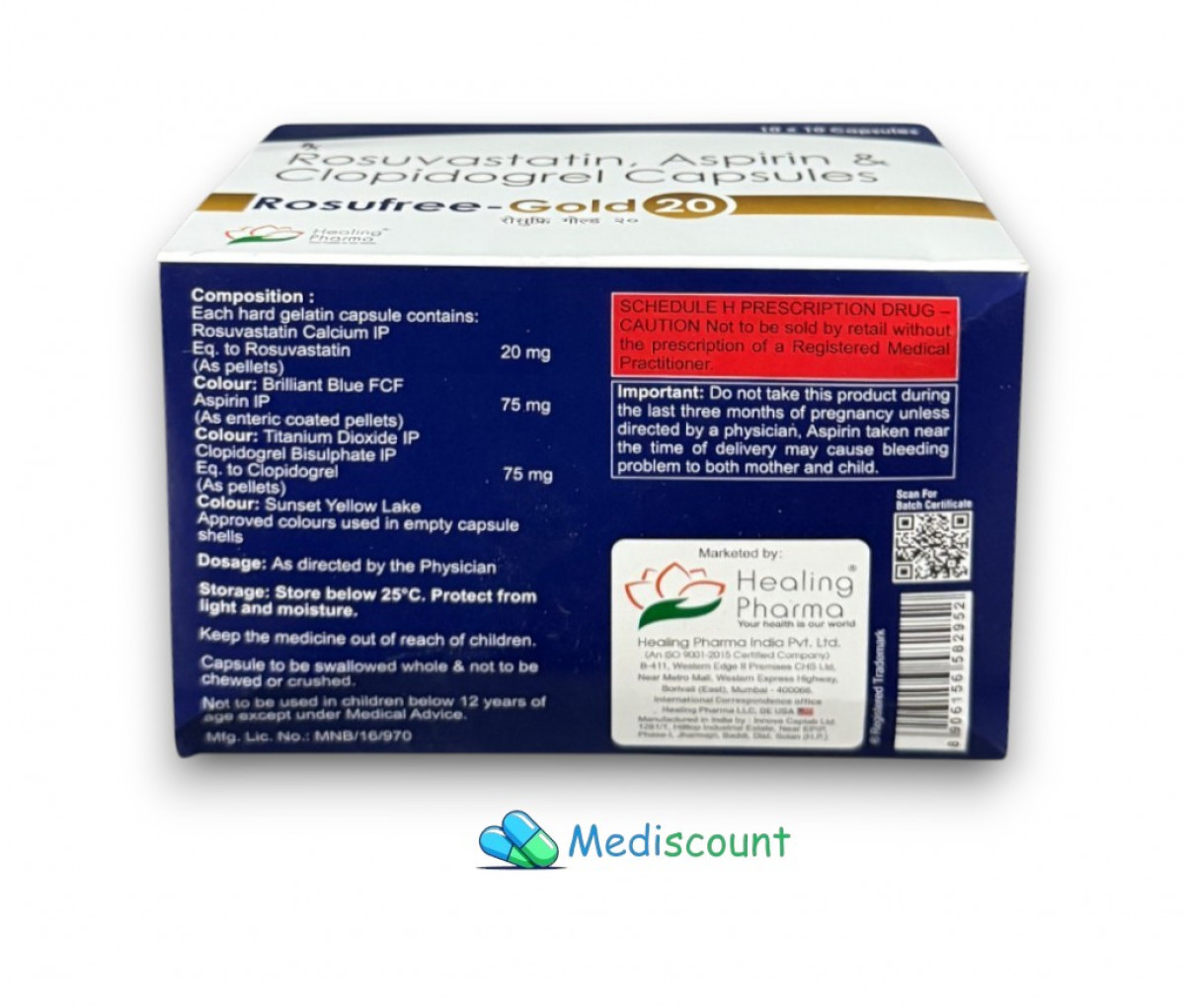 Order Rosufree Gold 20 caps - Fast & secure delivery