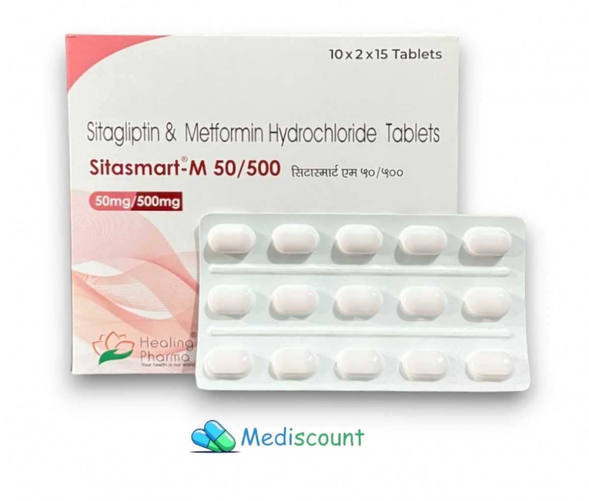 Buy Sitasmart M 50/500 tablets  online -Manage your diabetes