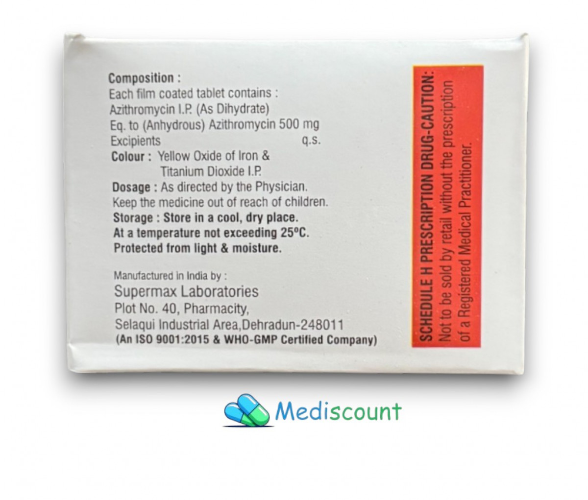 Order  Azisan-500 tablet- Fast & secure delivery