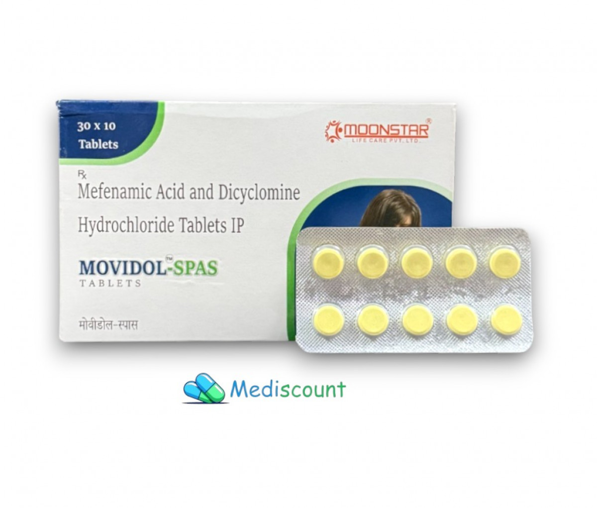 Buy Movidol-spas tablet  online- effective relief for abdominal pain and cramps