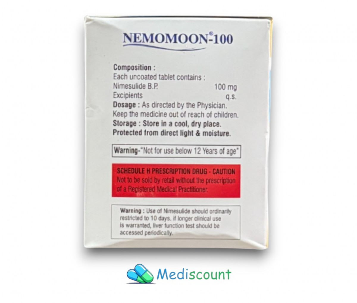 Order Nemomoon-100 tablet- Fast & secure delivery