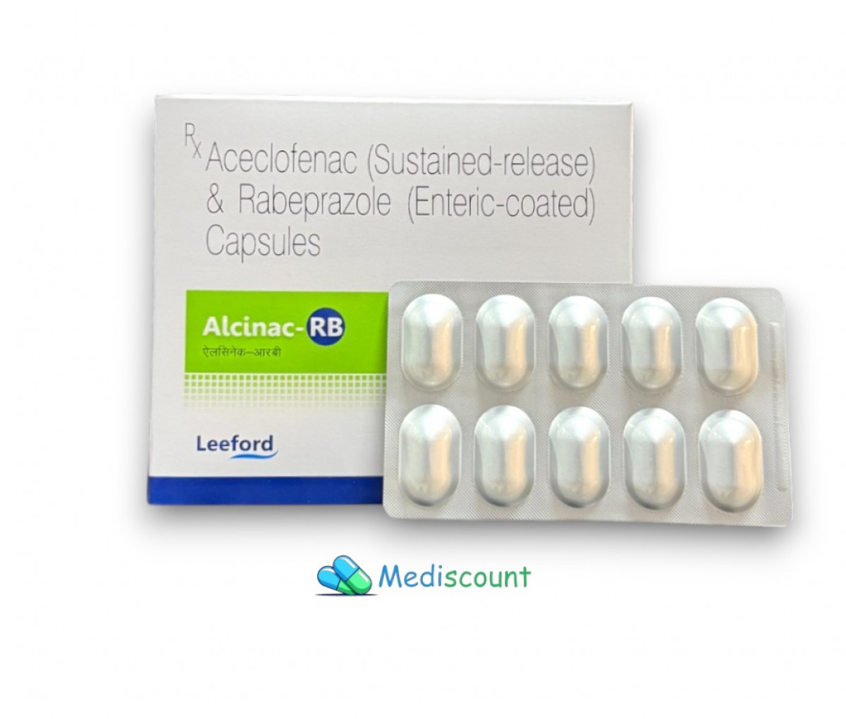 ALCINAC-RB Capsules for acidity, heartburn, and acid reflux treatment