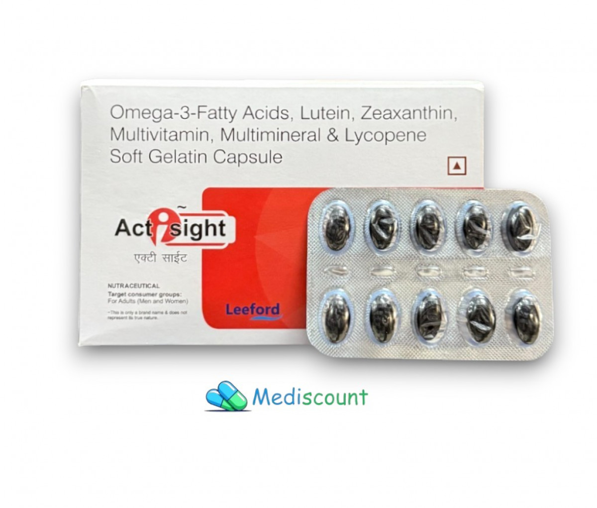 ACTISIGHT Capsule for vision improvement and eye care