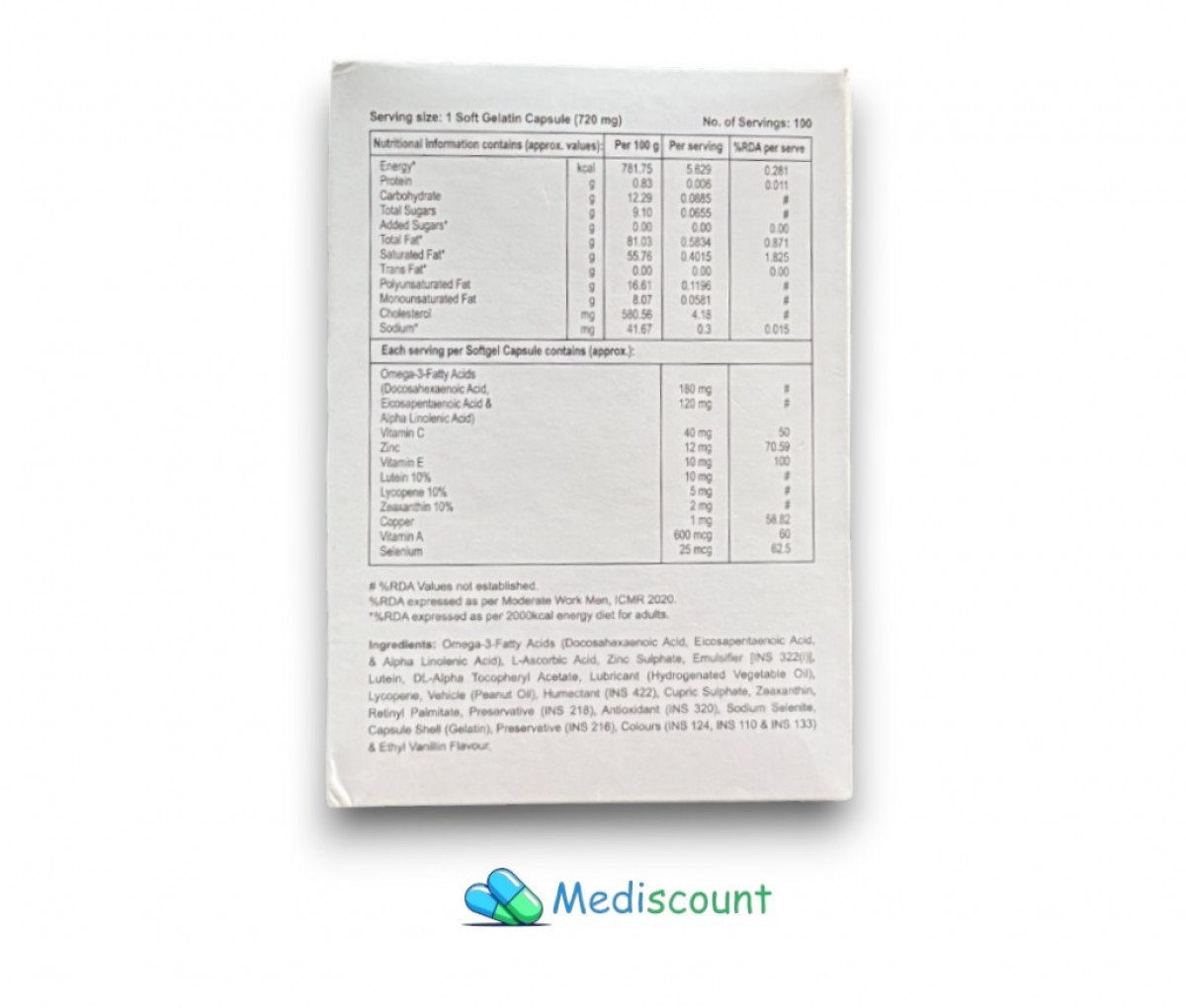 ACTISIGHT Capsule for macular health, vision clarity, and eye support