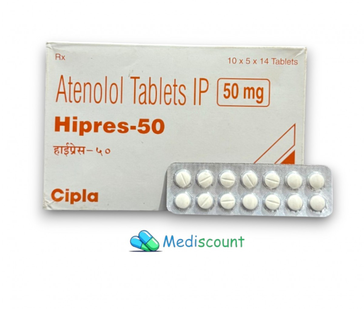 Hipres 50 mg Tablet for high blood pressure management – Mediscount