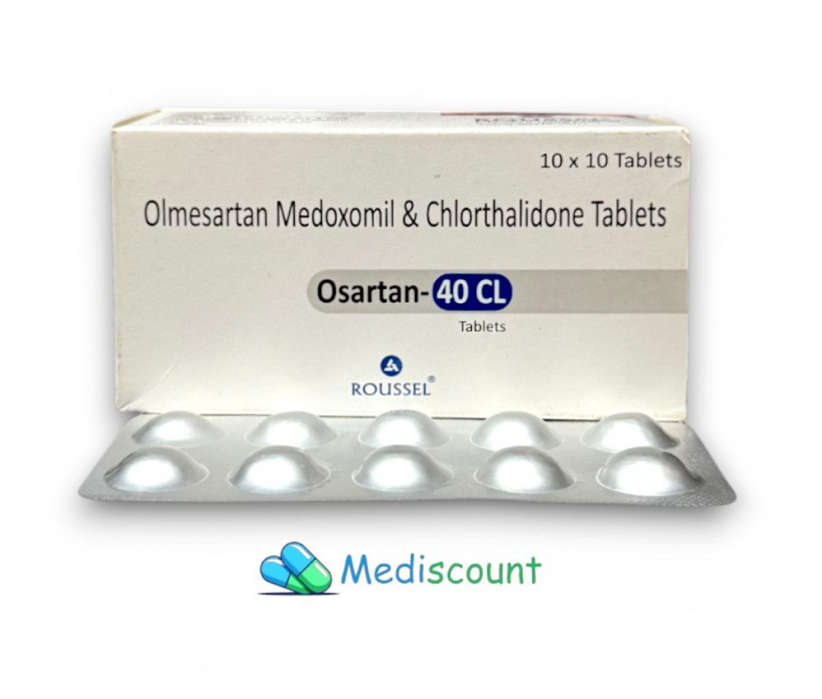 Buy Osartan-40 Tablet online -  effective combination for managing high blood pressure