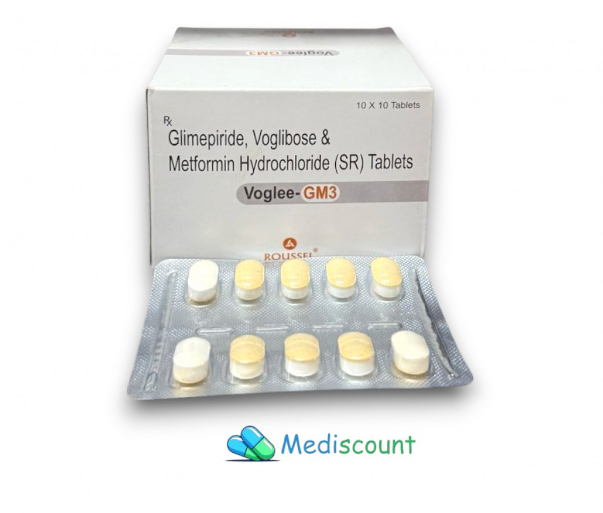 Buy Voglee GM3 Tablet online - For diabetes care