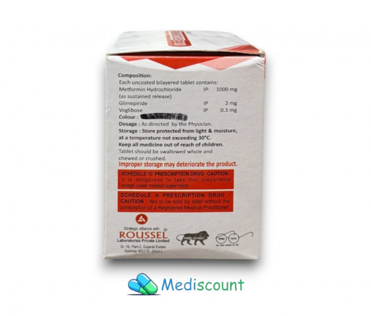 Order VOGLEE GM 3/0.3 SR FORTE TABLETS - Fast & Secure delivery
