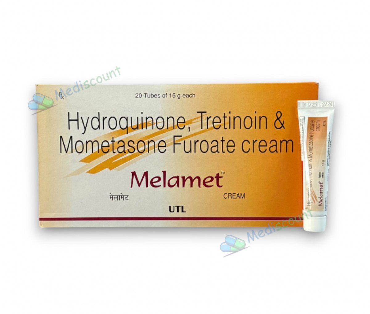 Melamate Cream 15GM for treating dark spots, hyperpigmentation, and skin irritation