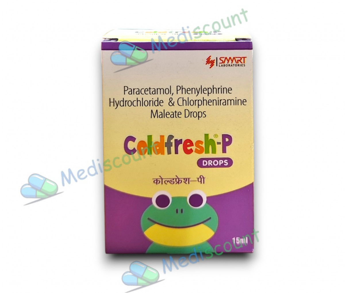 Coldfresh P drops for cold and fever relief