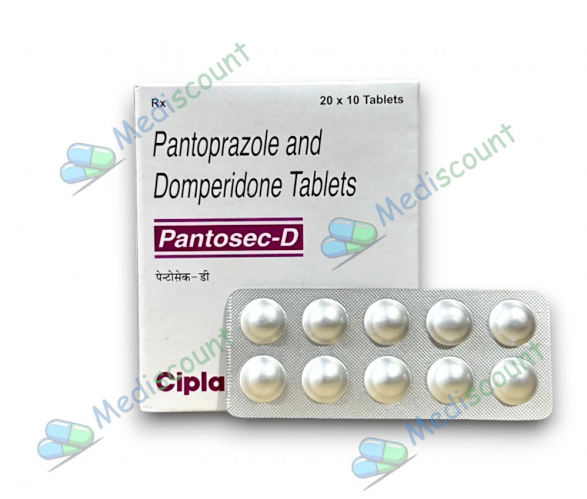 Pantosec D Tablet 10’s for acidity and GERD relief – Mediscount